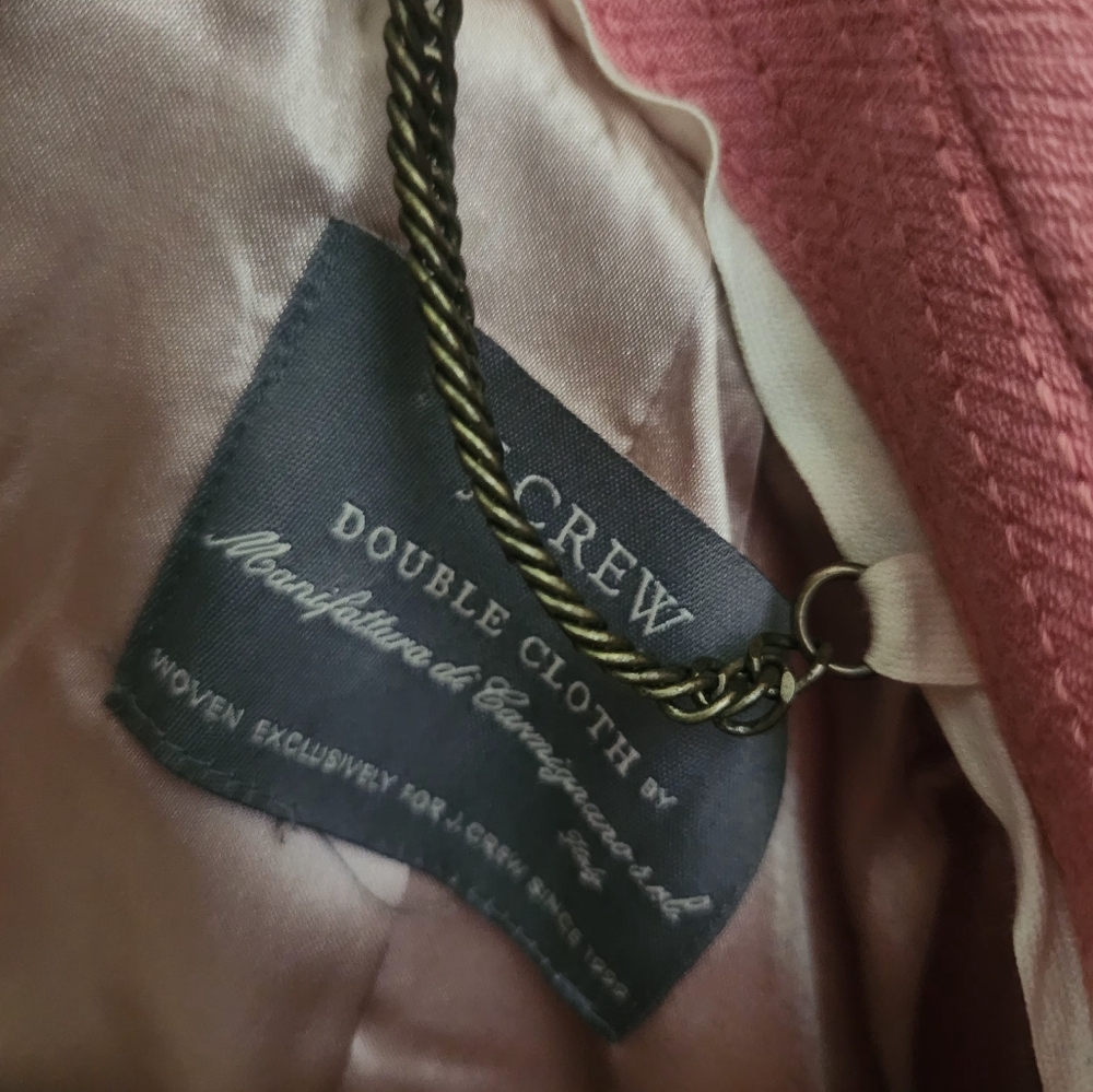 Double Cloth By J. CREW Pink Coat - Picture 5 of 7